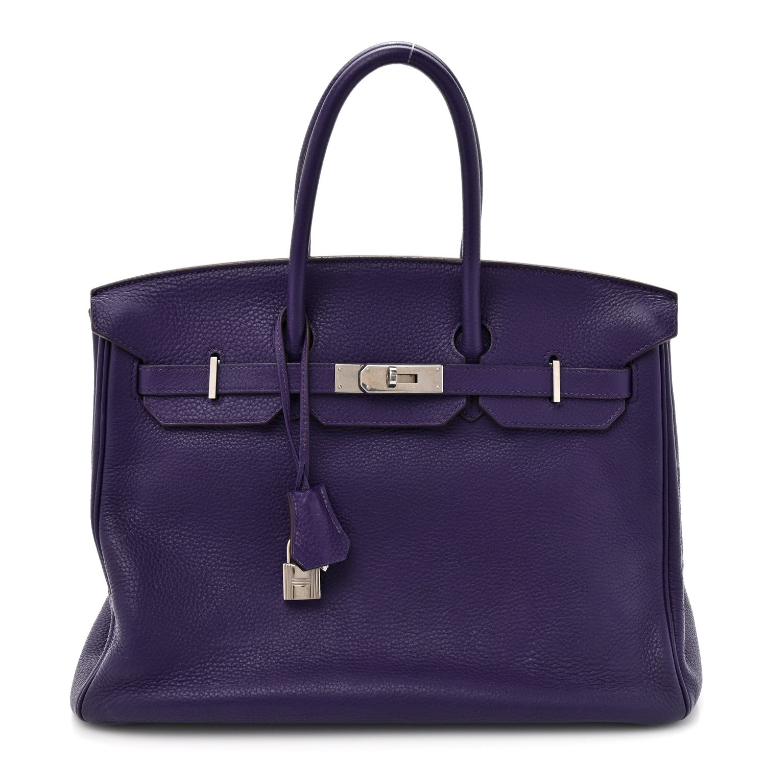 Hermes Taurillon Clemence Birkin 35 Iris 1 of 20