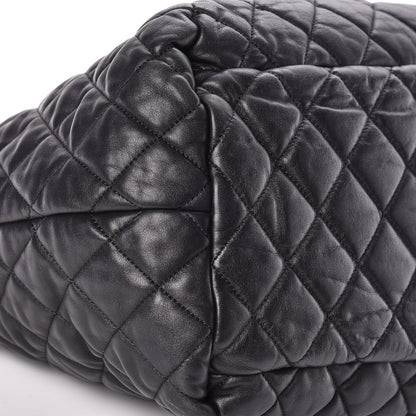 Chanel Lambskin Quilted Medium Coco Cocoon Reversible Tote Black 19 of 21