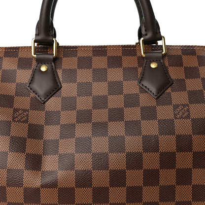 Louis Vuitton Damier Ebene Speedy Bandouliere 30 8 of 10