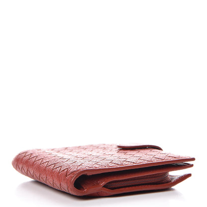 Bottega Veneta Goatskin Intrecciato French Compact Wallet 4 of 11