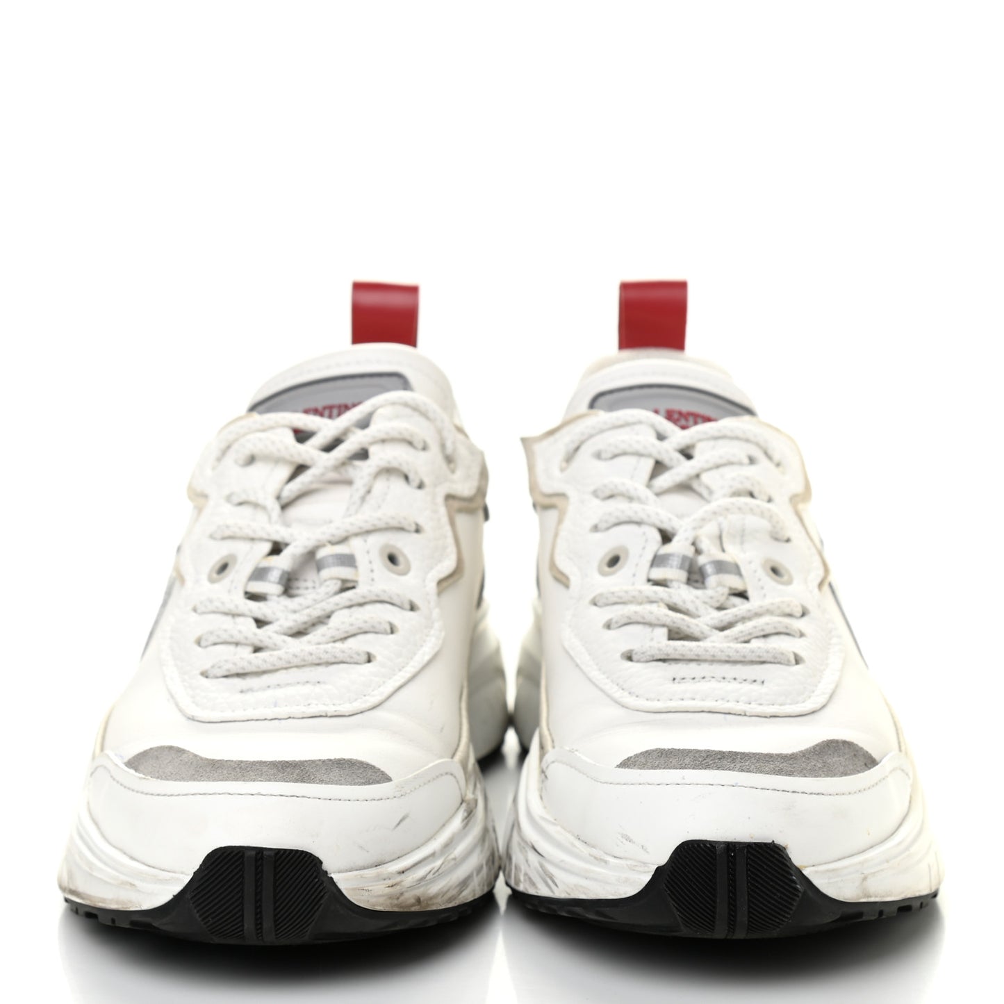 Calfskin Split Shegoes Sneakers 36.5 Ghiaccio White