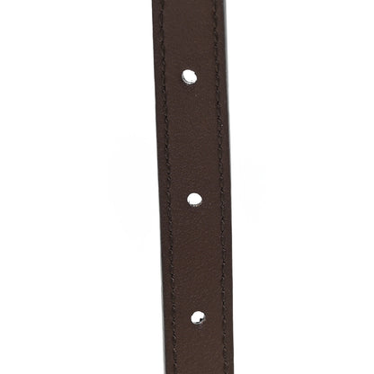 Gucci GG Supreme Monogram Plutone Calfskin Interlocking G Buckle 15mm Belt 80 32 Beige Ebony New Acero 4 of 4