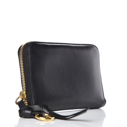Chloe Lambskin Alphabet Zip Around Compact Wallet Black 3 of 11
