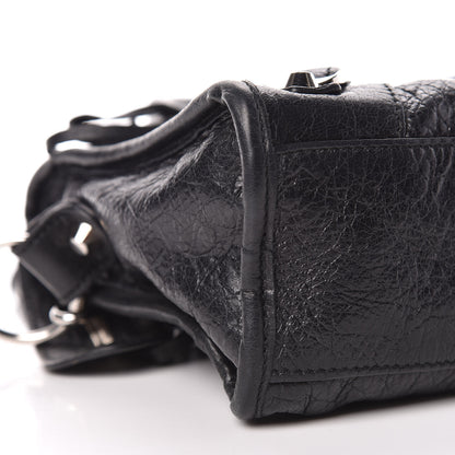Balenciaga Agneau Classic Silver Hardware Mini City Black 5 of 10