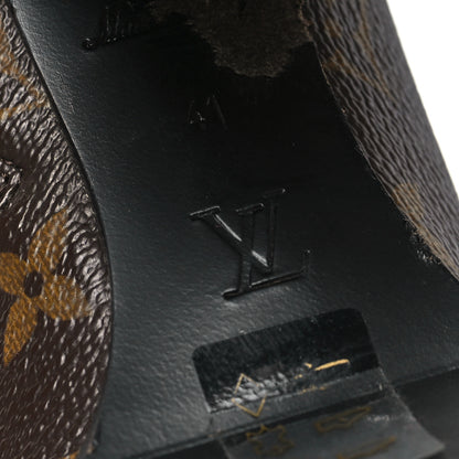 Louis Vuitton Patent Calfskin Monogram Star Trail Ankle Boots 41 Black 7 of 8