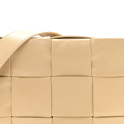 Bottega Veneta Paper Calfskin Maxi Intrecciato Cassette Crossbody Bag Porridge 7 of 13