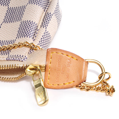Louis Vuitton Damier Azur Mini Pochette Accessories 5 of 7