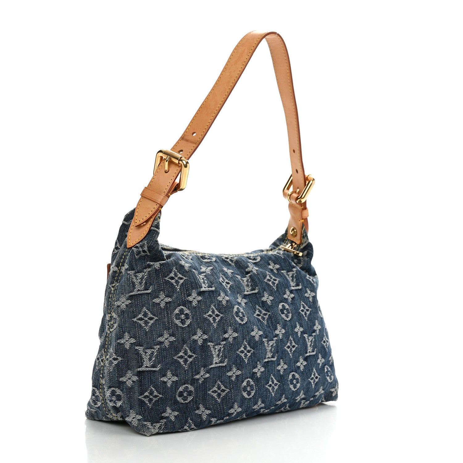 Louis Vuitton Monogram Denim Baggy PM Blue 3 of 10