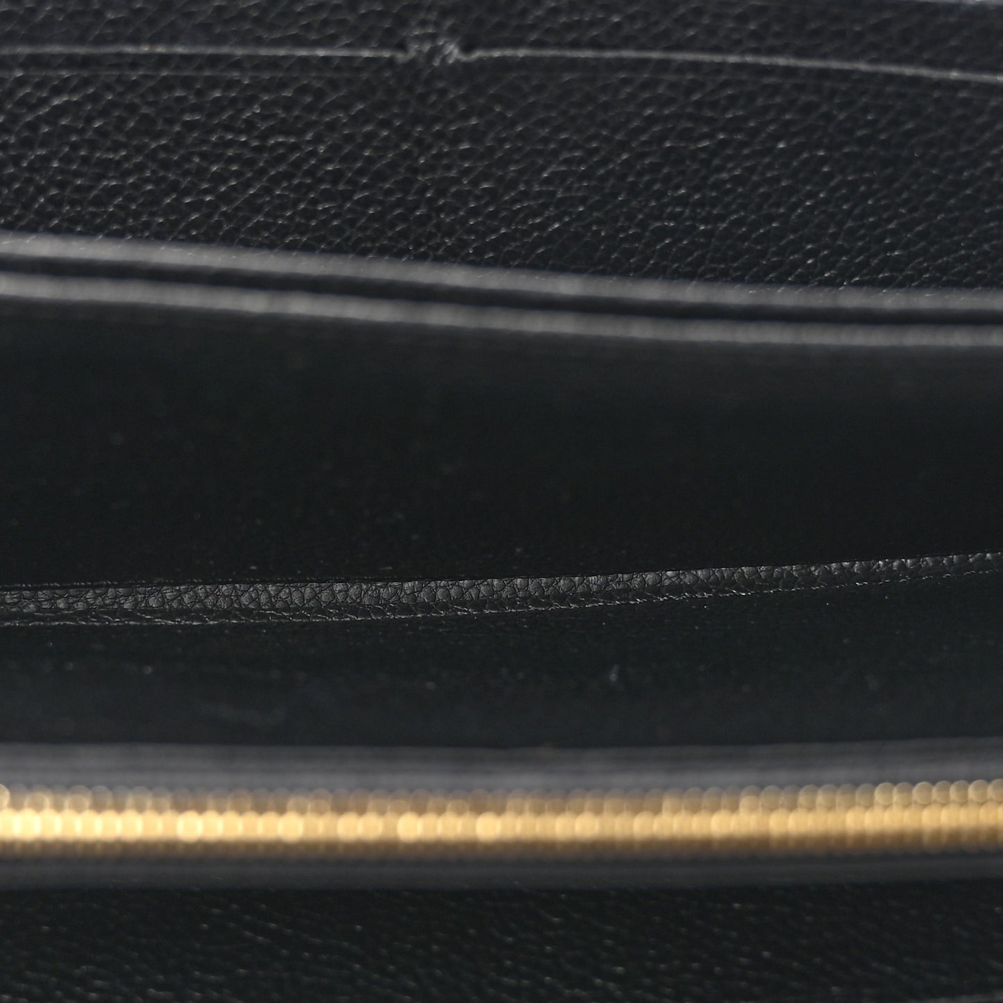 Empreinte Monogram Giant Zippy Wallet Black Beige