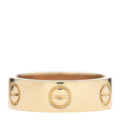 Cartier 18K Yellow Gold 5.5mm LOVE Ring 49 4.75 3 of 4