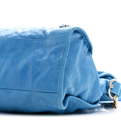 Balenciaga Agneau Classic Silver Hardware City Bleu Azur Clair 11 of 11