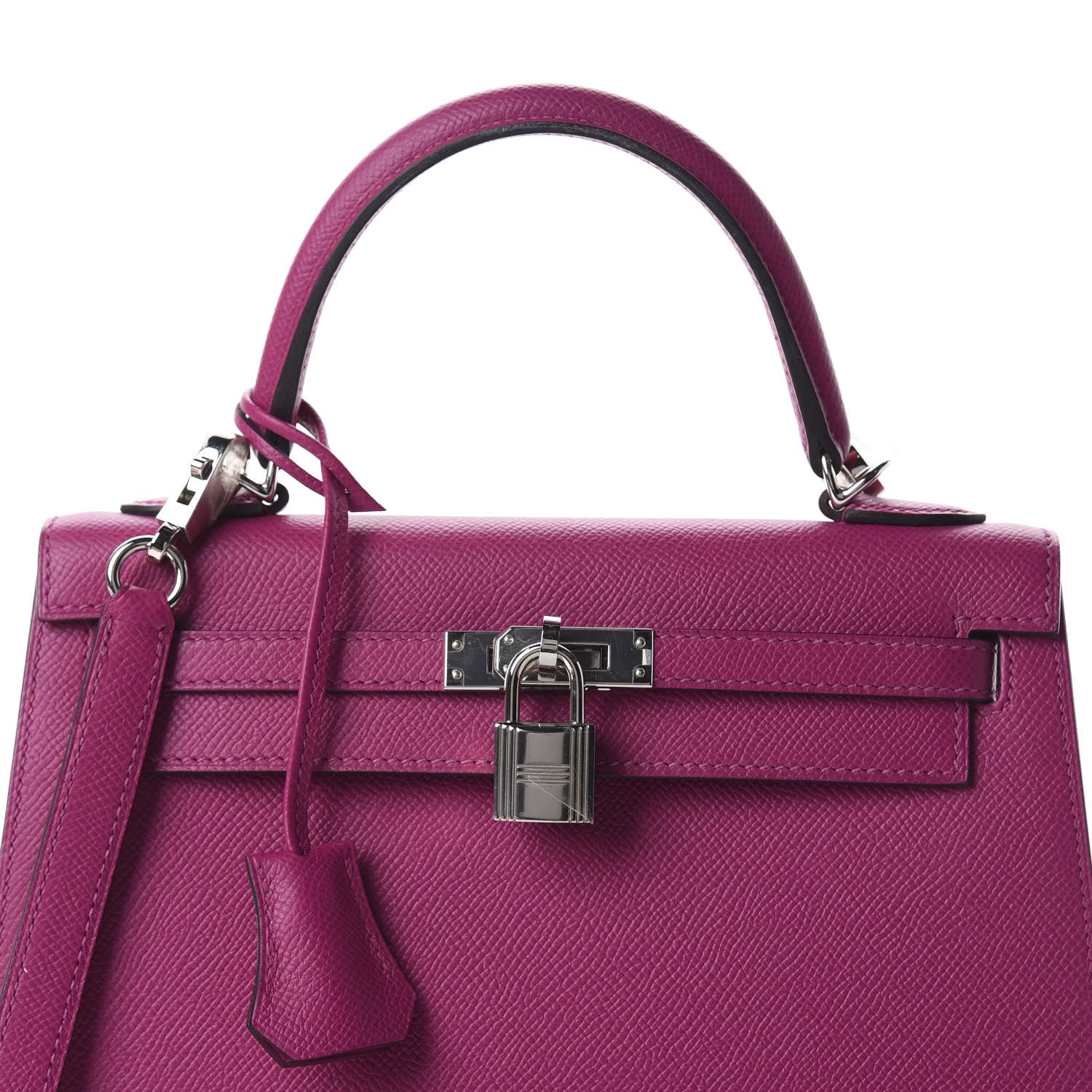 Hermes Epsom Kelly Sellier 25 Rose Pourpre 12 of 12