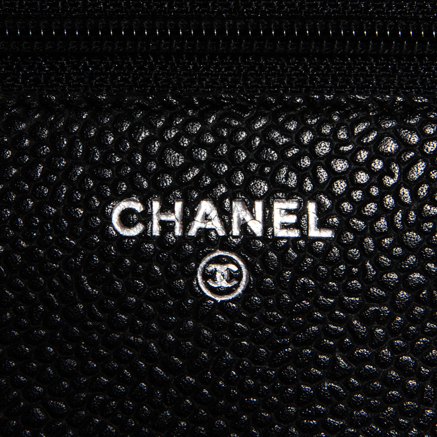 Chanel Caviar Quilted Wallet On Chain WOC Black 5 of 11