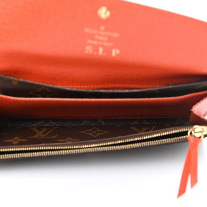 Louis Vuitton Monogram Emilie Wallet Piment 5 of 15