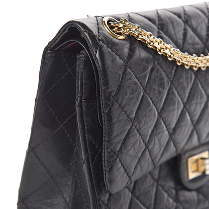 Chanel Aged Calfskin Quilted 2.55 Reissue 226 Flap Black 9 of 16