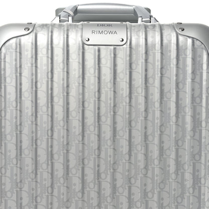 Christian Dior X RIMOWA Aluminum Gradient Cabin Luggage Silver 7 of 9
