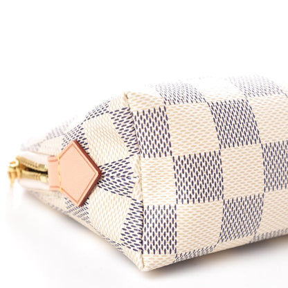 Louis Vuitton Damier Azur Cosmetic Pouch 8 of 10