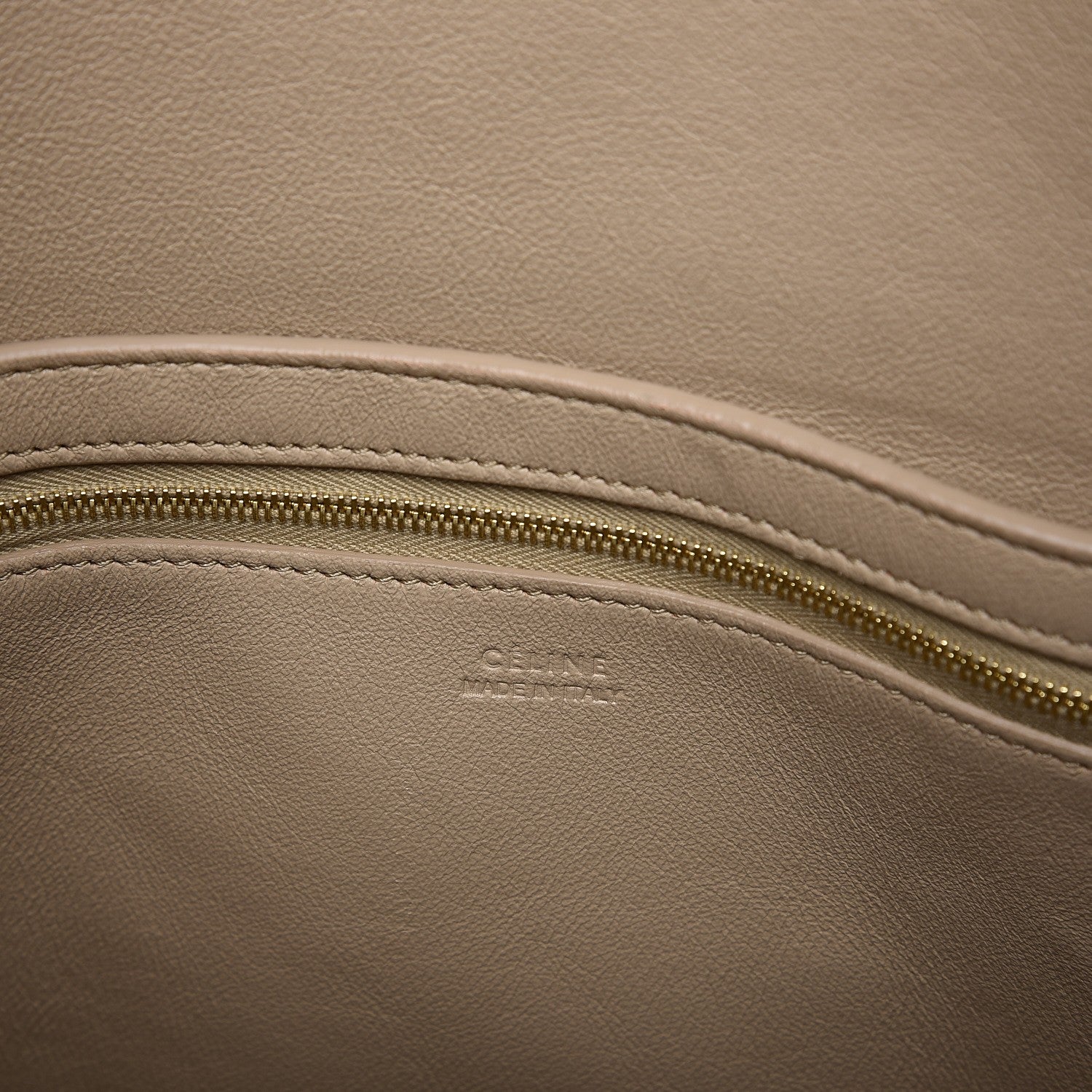 Celine Natural Calfskin Sangle Bucket Bag Beige 6 of 12