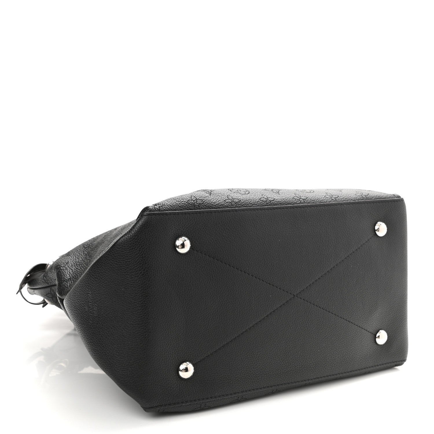 Louis Vuitton Mahina Beaubourg Hobo MM Black 4 of 9