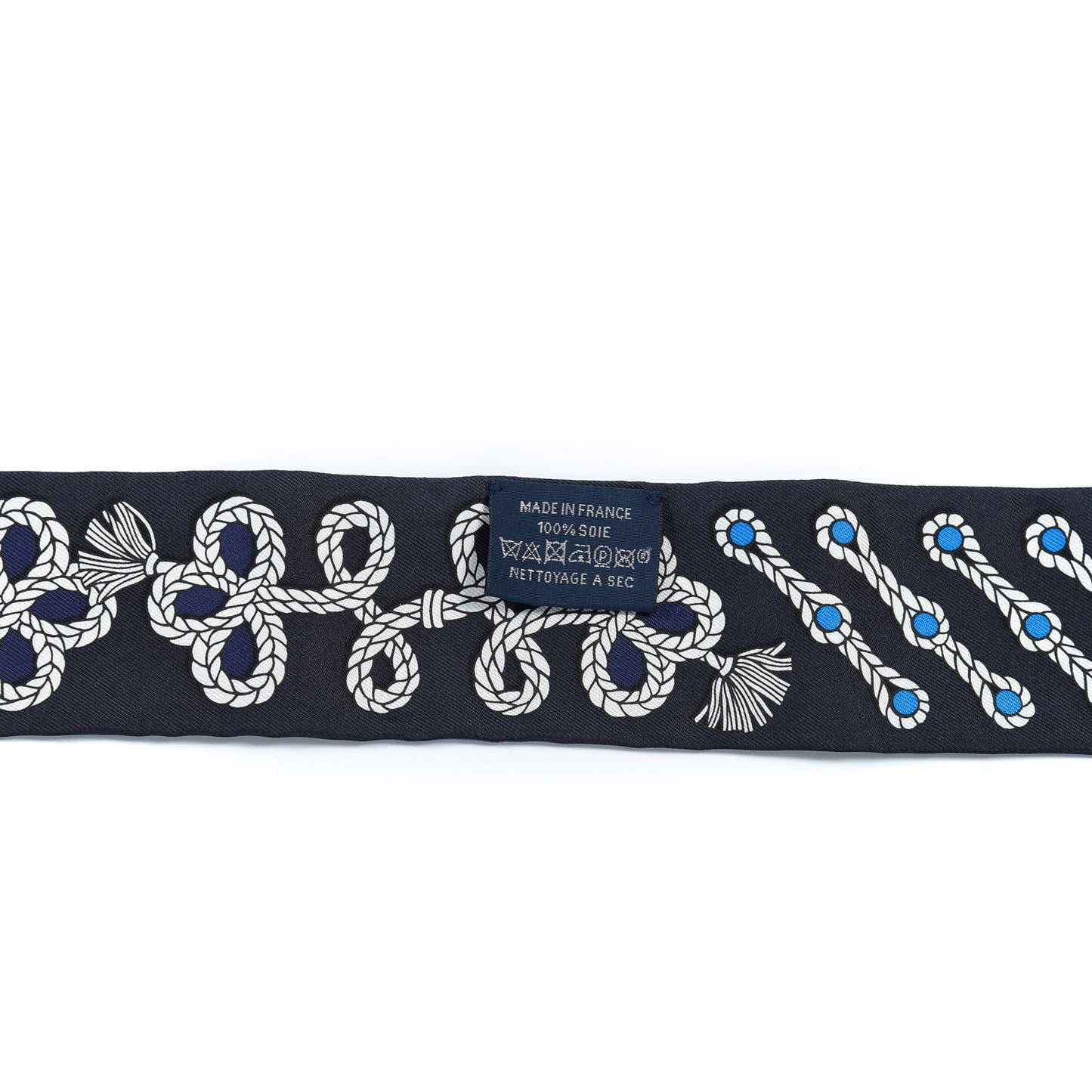 Silk Galons Et Brandebourg Twilly Indigo Rouge Vif Marine