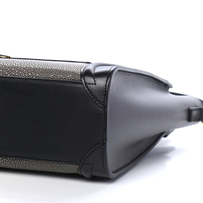 Celine Stingray Smooth Calfskin Nano Tri-Color Luggage Smoke 8 of 8
