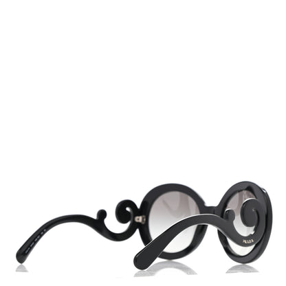 Prada Baroque Sunglasses SPR 27N Black 4 of 8