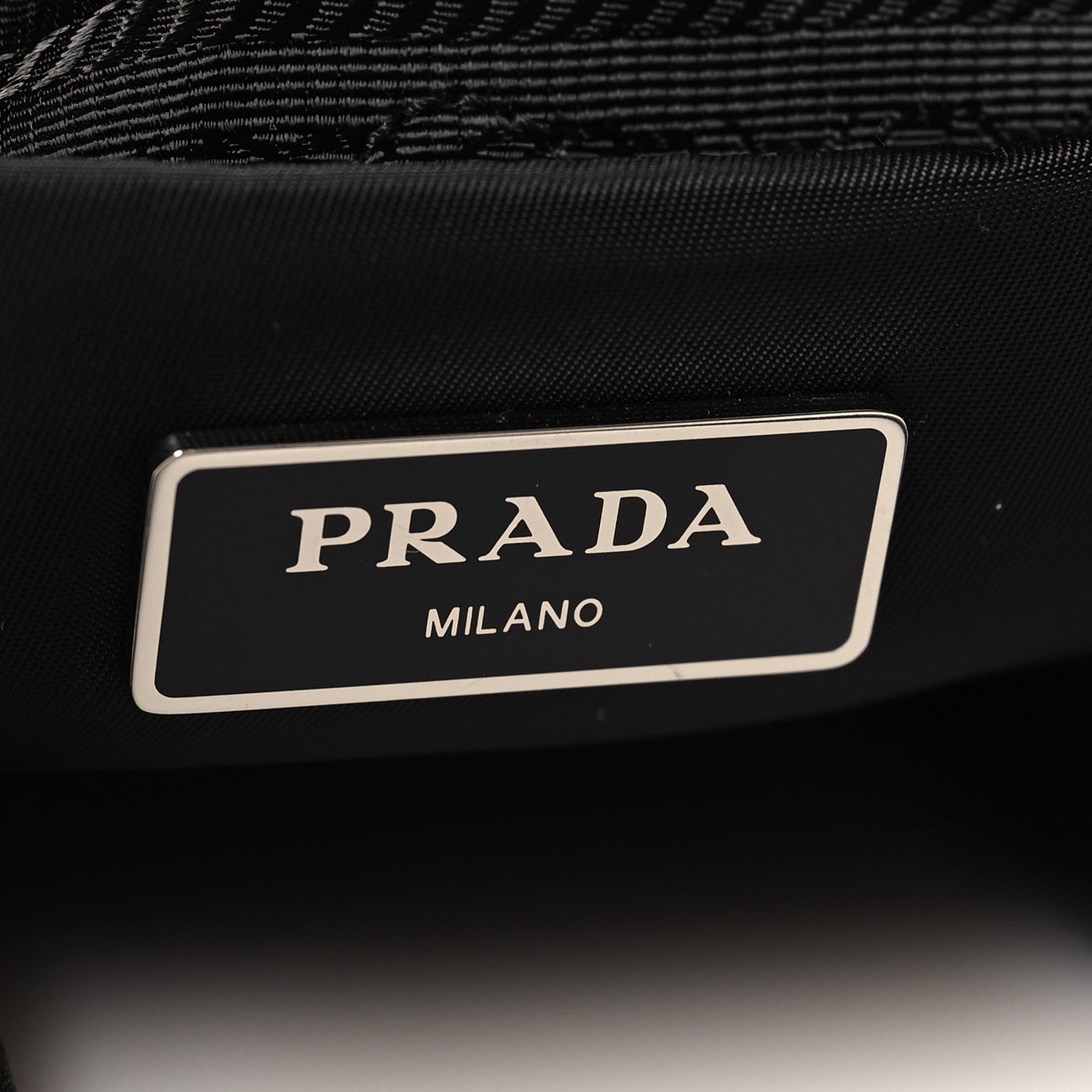 Prada Re-Nylon Nappa Triangle Quilted Padded Medium Double Handled Zip Tote Black 6 of 9