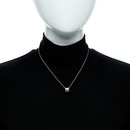 Bulgari 18K White Gold B.Zero1 Pendant Necklace 2 of 6