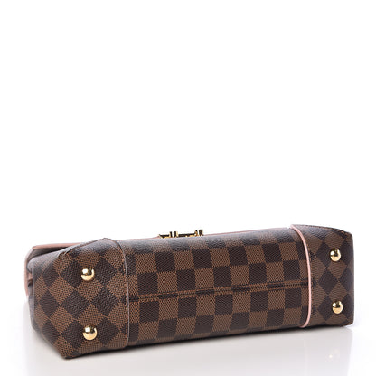 Louis Vuitton Damier Ebene Caissa Clutch Rose Ballerine 4 of 9