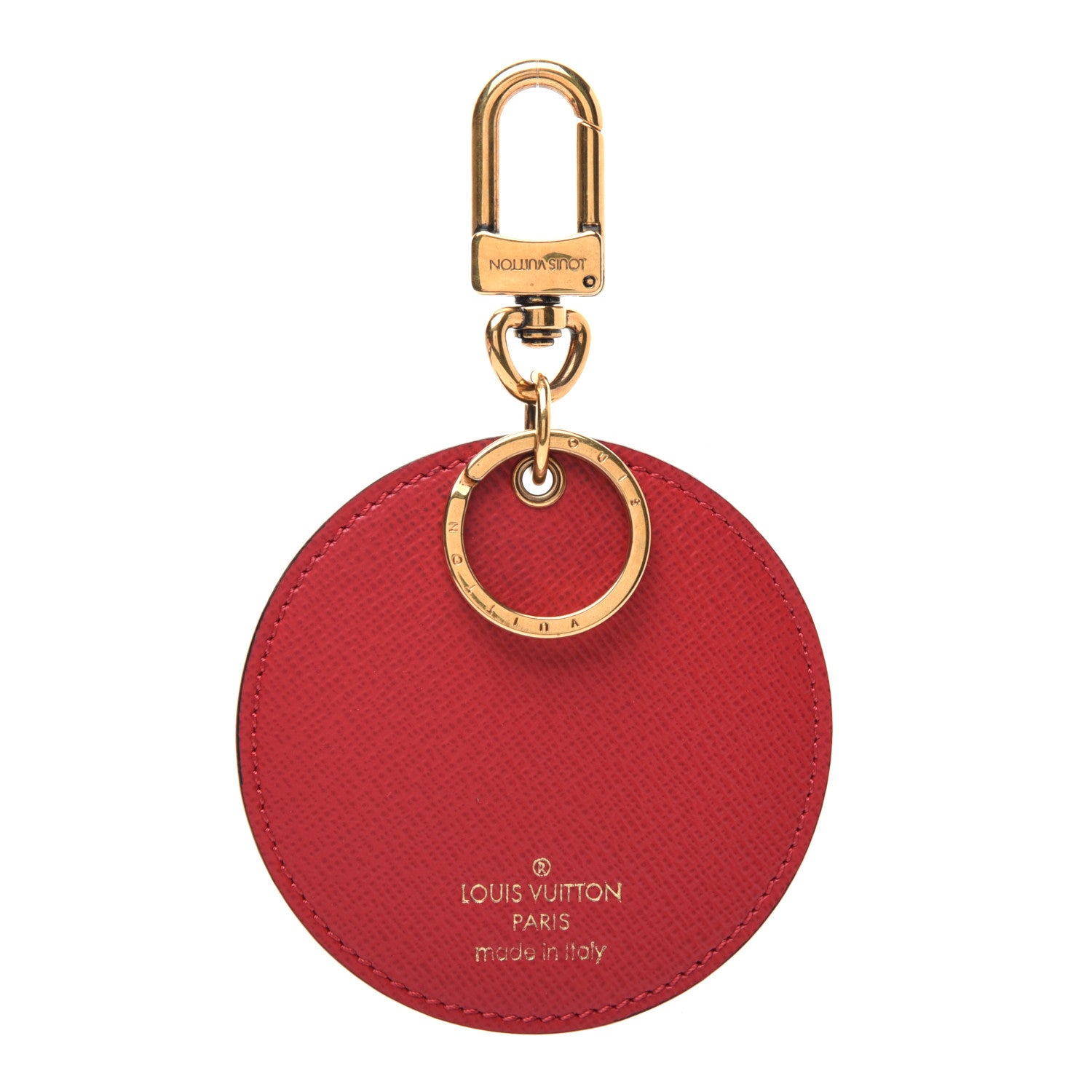 Louis Vuitton Monogram Illustre Kabuki Bag Charm Key Ring 2 of 7