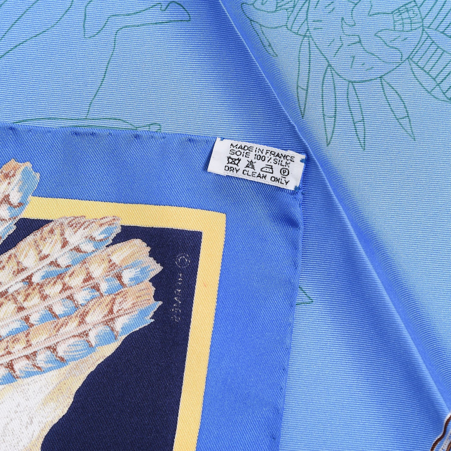 Hermes Silk Pani La Shar Pawnee Wash Scarf 90 5 of 5