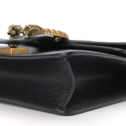 Gucci Calfskin Web Mini Dionysus Shoulder Bag Black 10 of 11