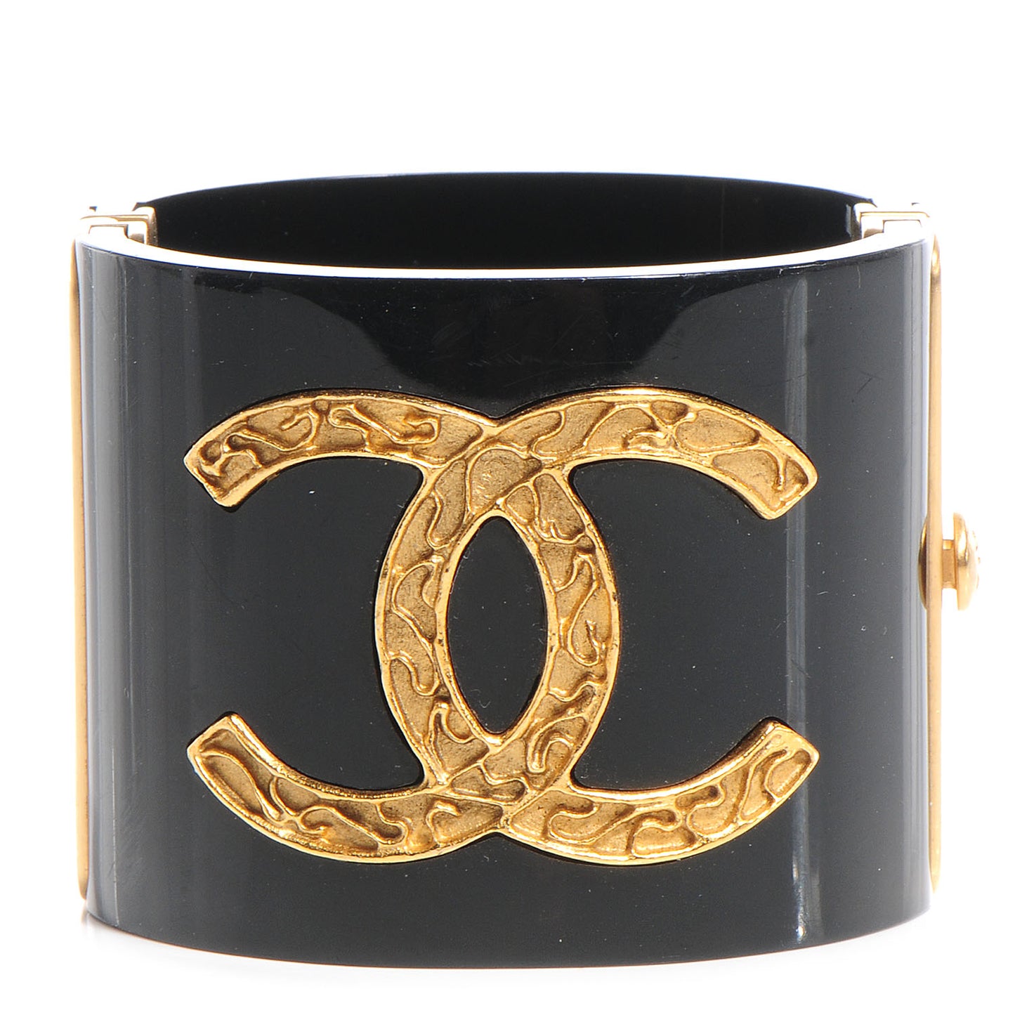 Resin CC Cuff Black Gold