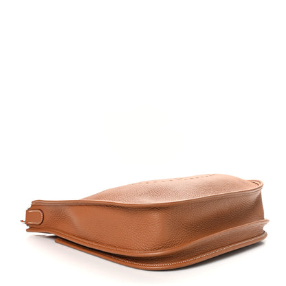 Hermes Taurillon Clemence Evelyne III PM Gold 4 of 11