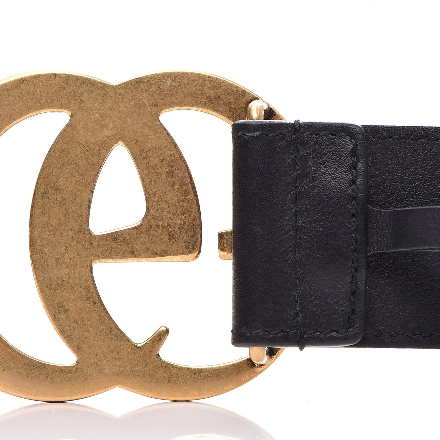 Calfskin Double G 40mm Belt 95 38 Black