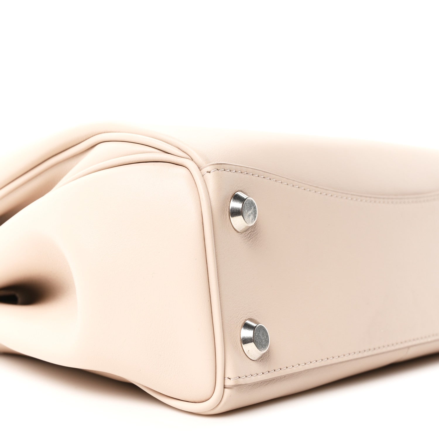 Balenciaga Natural Smooth Calfskin Small Rodeo Top Handle Handbag Almond 9 of 10