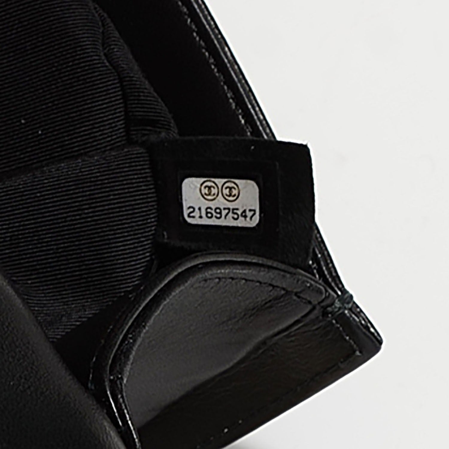 Chanel Lambskin Quilted Small Boy Flap Black 7 of 7
