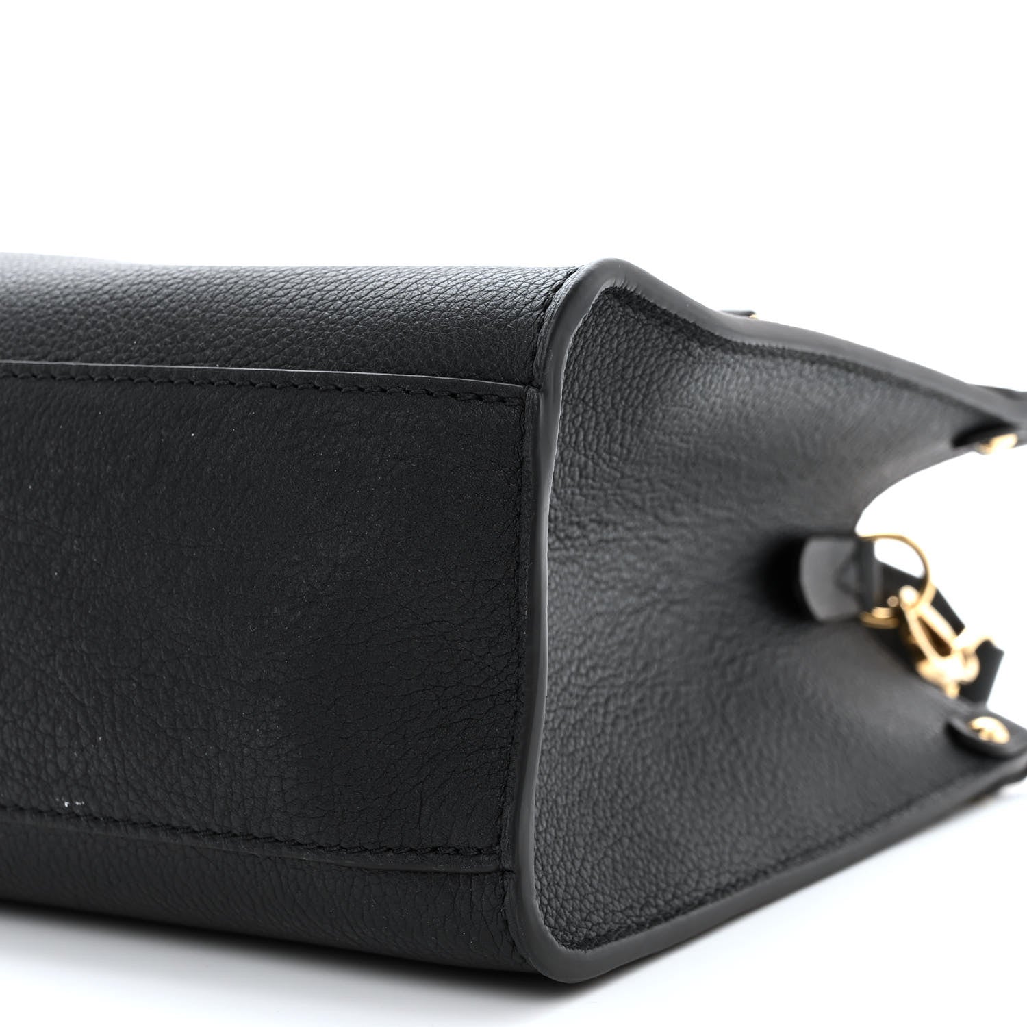 Louis Vuitton Calfskin Lock & Go Tote Black 9 of 11