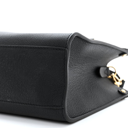 Louis Vuitton Calfskin Lock & Go Tote Black 9 of 11