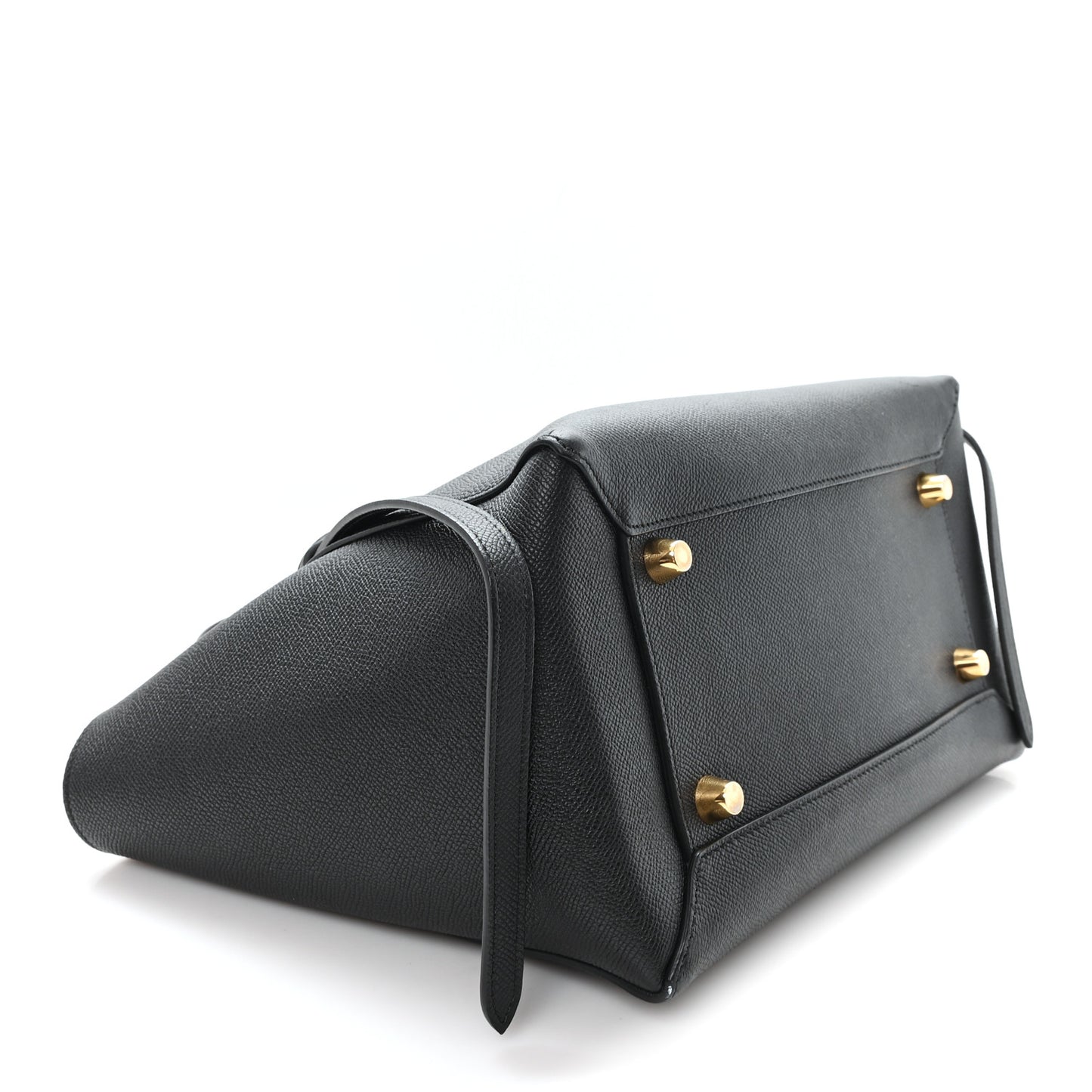 Grained Calfskin Mini Belt Bag Black