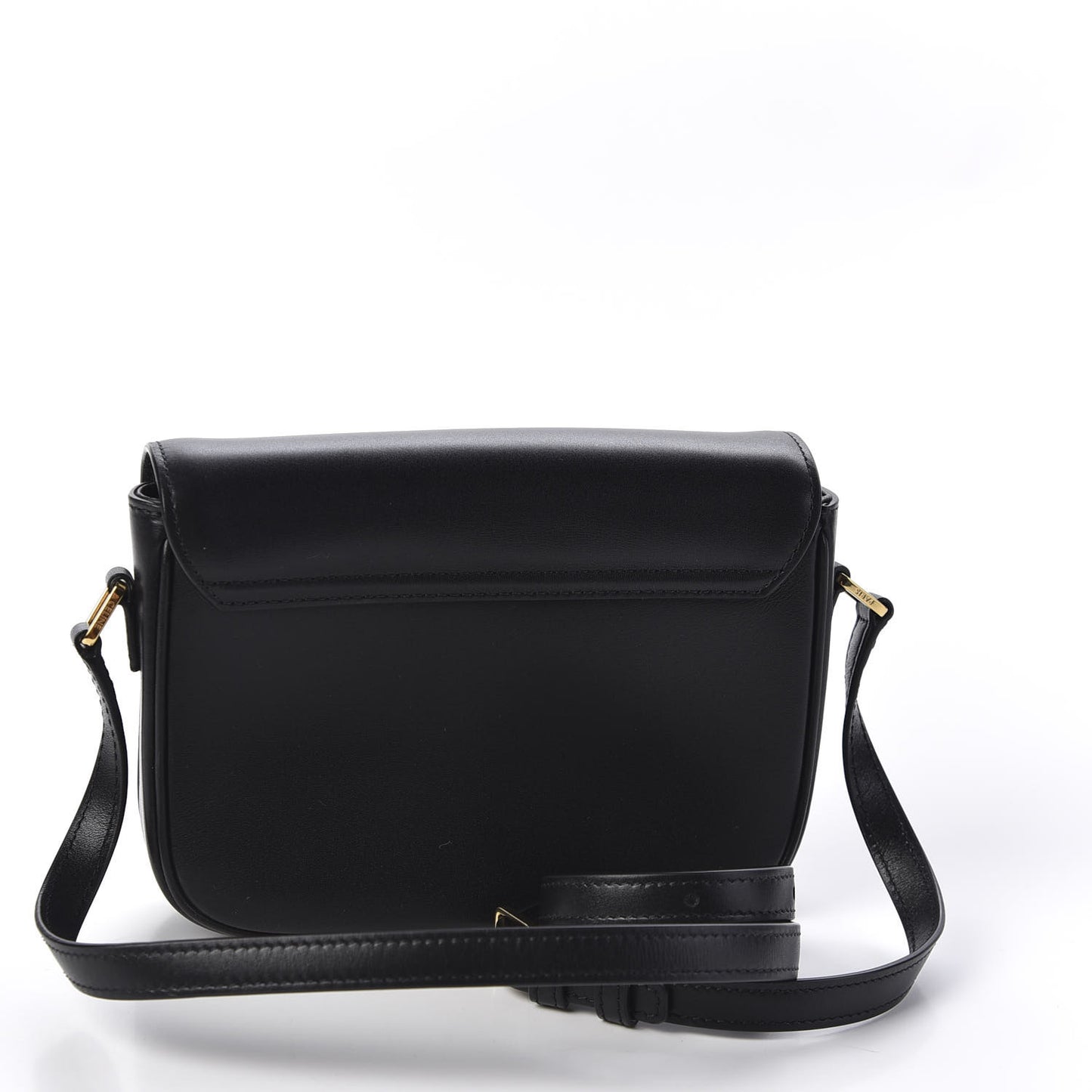 Shiny Calfskin Small Pampille C Bag Black