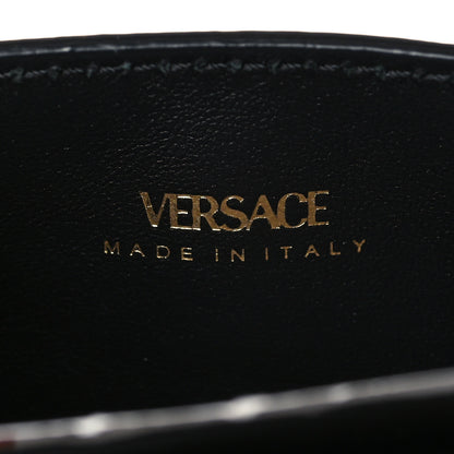 Versace Calfskin La Medusa Chain Crossbody Phone Pouch White 6 of 9