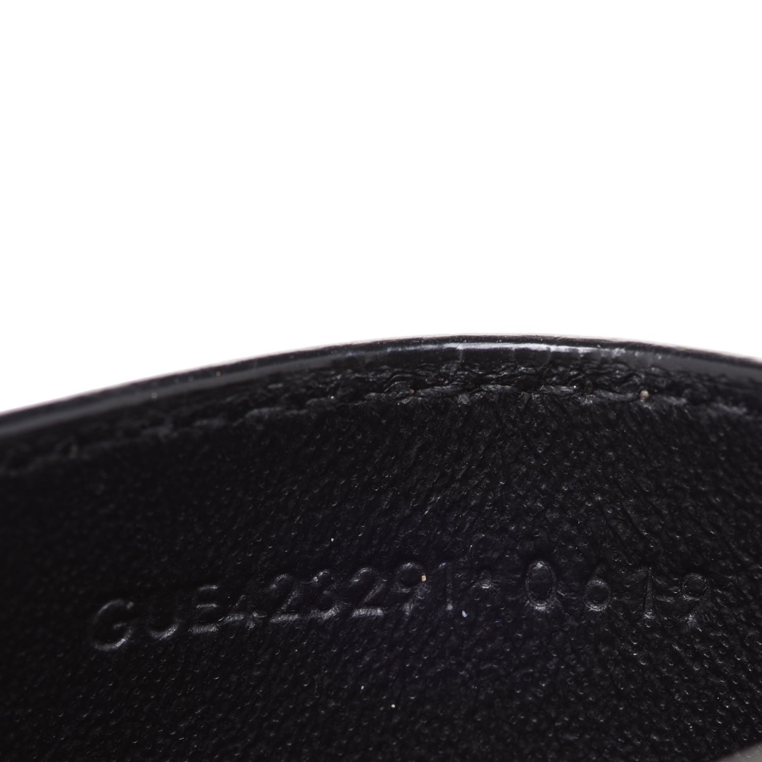 Saint Laurent Metallic Grain De Poudre Matelasse Chevron Monogram Credit Card Case Pimbo 7 of 11