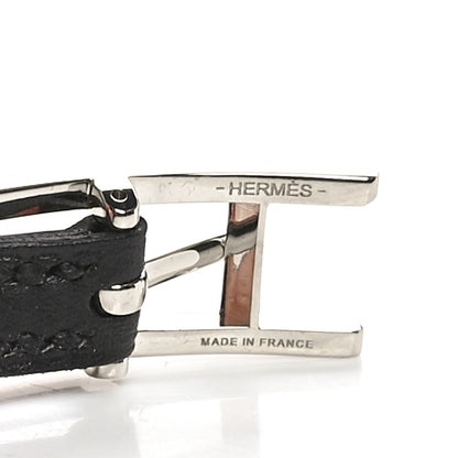 Hermes Chamonix Behapi Double Tour Bracelet M Black Fauve 4 of 5