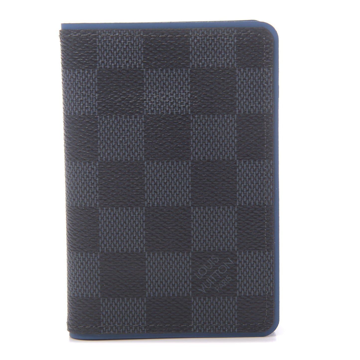 Damier Graphite Pocket Organizer Blue