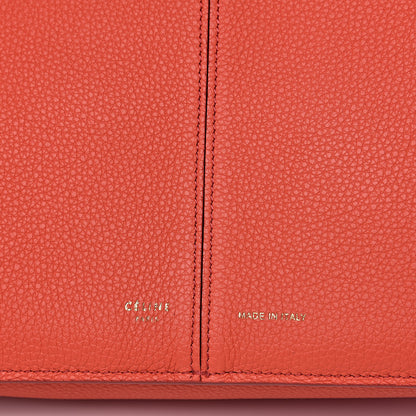Celine Baby Grained Calfskin Small Tri-Fold Bag Orange 6 of 9
