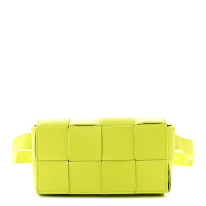 Bottega Veneta Nappa Intreccio Cassette Belt Bag Kiwi 1 of 12