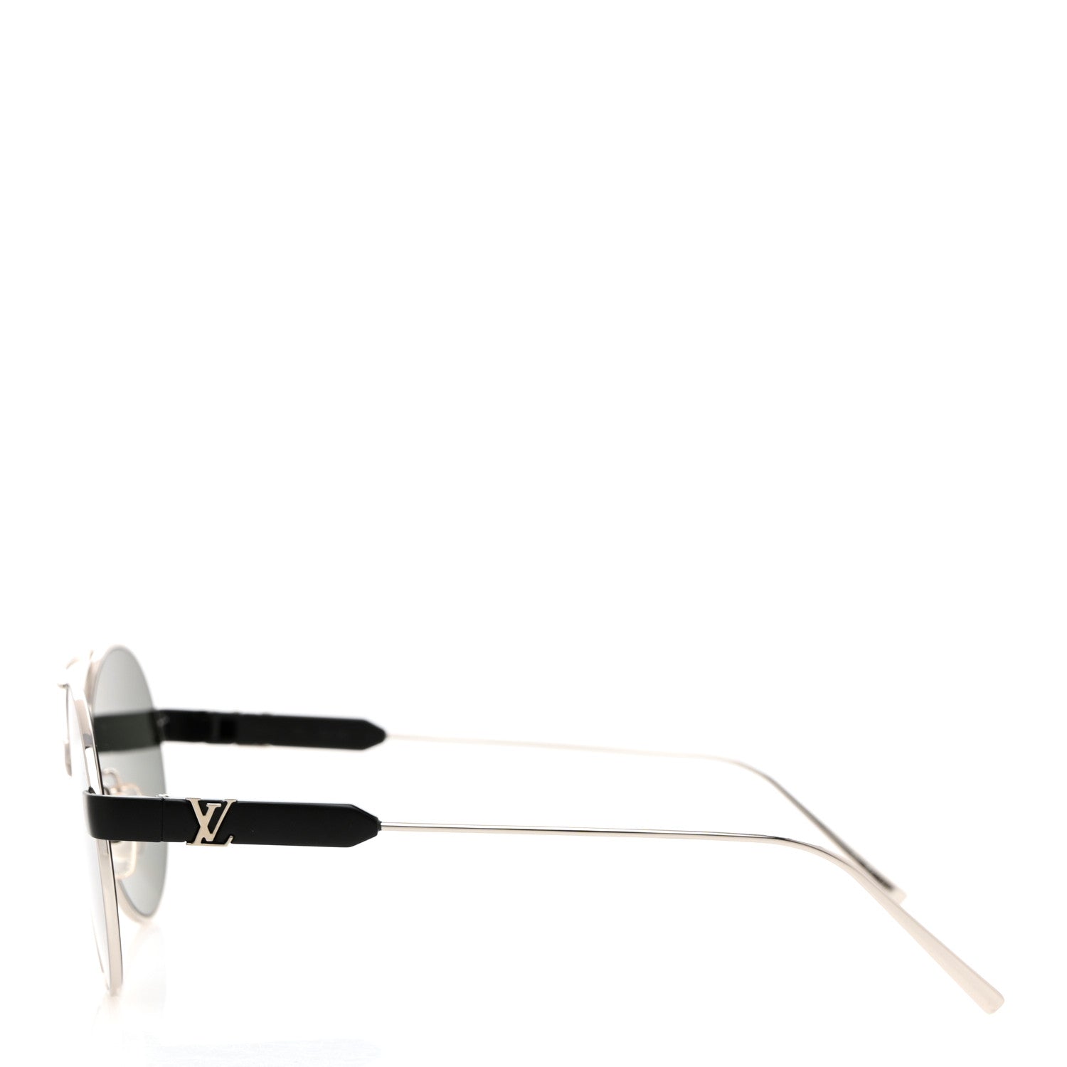 Louis Vuitton LV Starburst Round Sunglasses Z1103W Silver Black 3 of 7