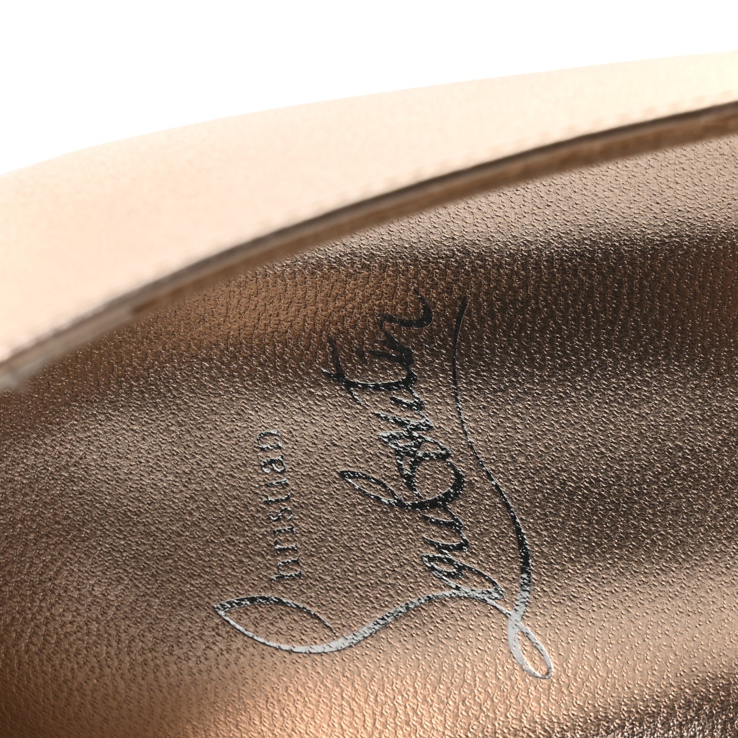 Calf Laminato Satin Sweet Jane Flats 37 Leche