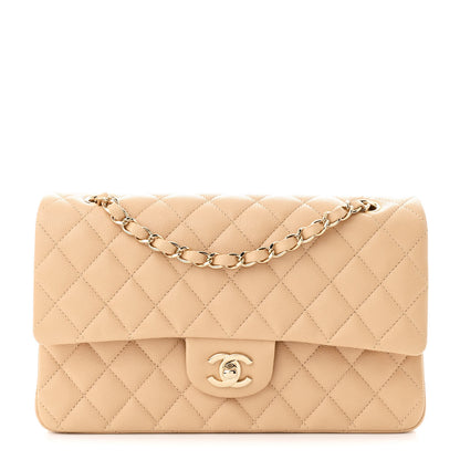 Chanel Caviar Quilted Medium Double Flap Beige 1 of 10